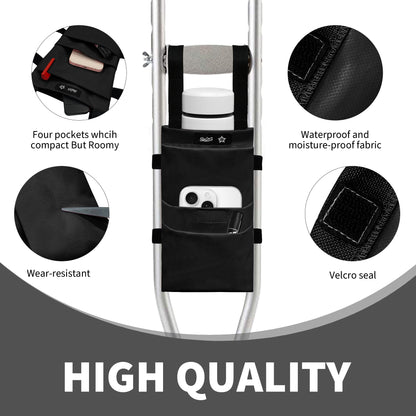 SpringSeaon Water-Resistant Crutch Pouch- Lightweight Universal Storage Bag-Crutch Accessories