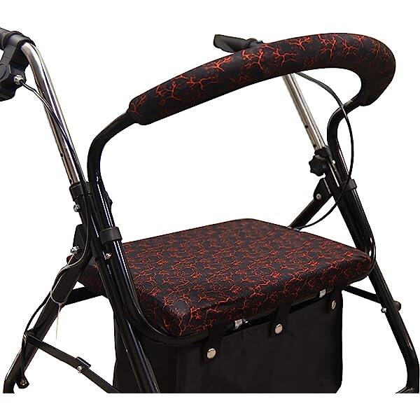Color-​Unisex Rollator Walker Seat and Backrest Covers - Universal Soft Rollator Accessories Colorful Stars - SpringSeaon