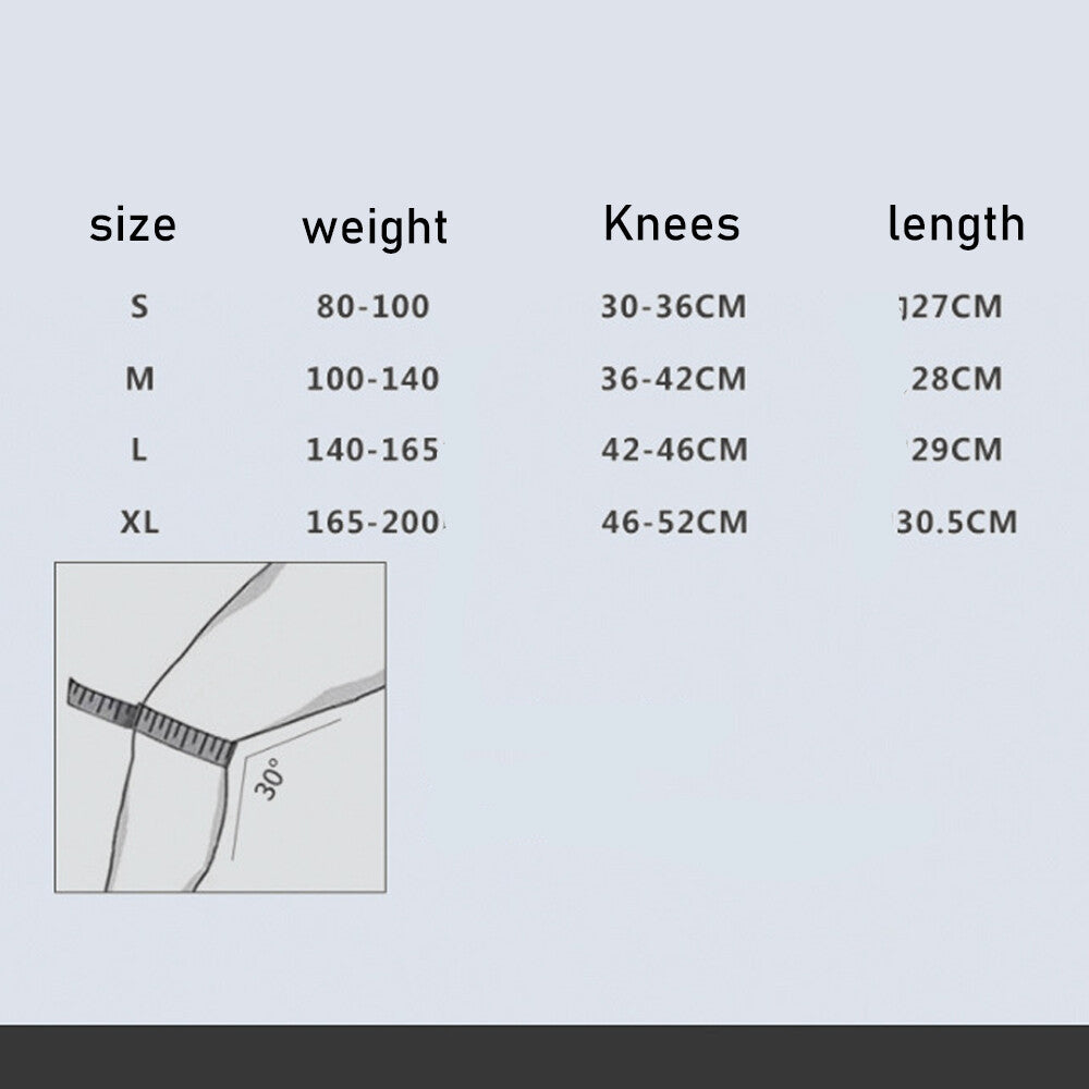 Compression Knee Sleeves (1 Pair) - Comfortable Lightweight Support for Running & Sports S-L