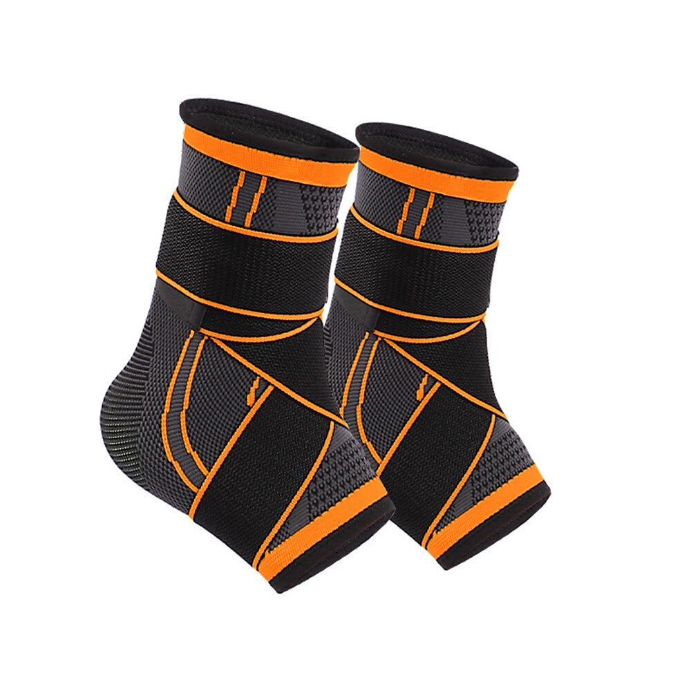 Adjustable Ankle Support (1 Pair) - Compression Support for Sports Protection S-XL