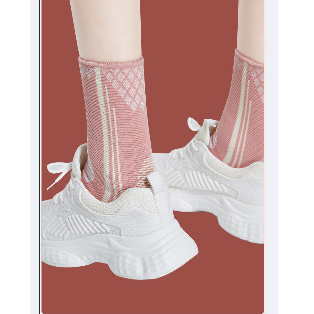 Ankle Compression Sleeve (1 Pair) - Ankle Support for Sports Running S-L