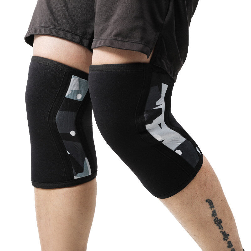 Color-​SPRING SEAON 7mm Compression Knee Sleeves - SCR Fabric Sports Gear (1 Pair) S-XXL - SpringSeaon
