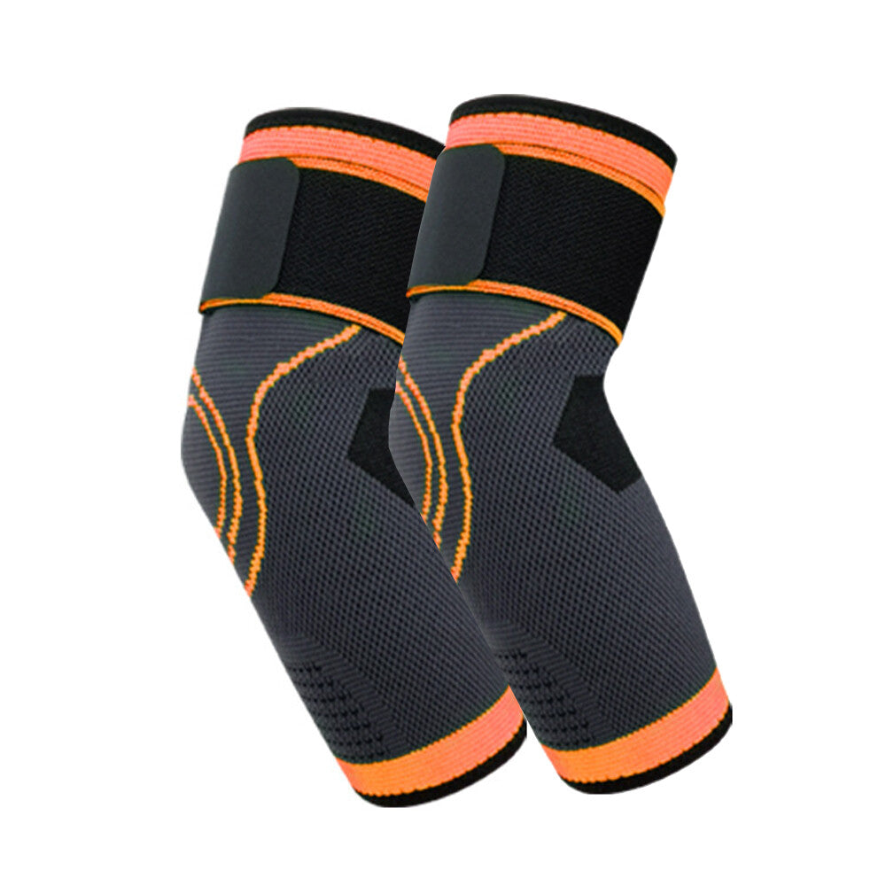 Elbow Compression Sleeve (1 Pair) - Support for Tennis, Golf, Weightlifting M-XL