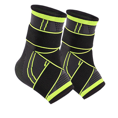 Adjustable Ankle Support (1 Pair) - Compression Support for Sports Protection S-XL