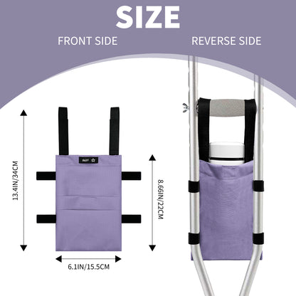 SpringSeaon Water-Proof Crutch Pouch- Lightweight Universal Storage Bag-Crutch Accessories