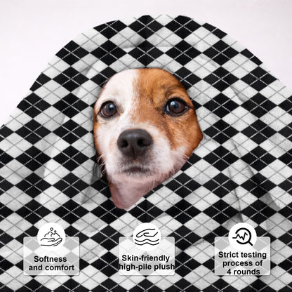 SPRING SEAON Wearable Wheelchair Blanket - Soft Fleece Shawl Poncho with Snaps Knee-Length