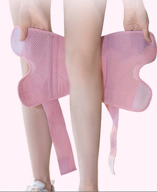 Knee Support with Side Stabilizers (1 Pair) - Breathable Adjustable Support for Sports S-L