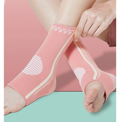 Ankle Compression Sleeve (1 Pair) - Ankle Support for Sports Running S-L