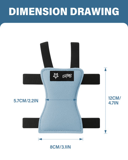 SPRING SEAON Forearm Crutch Pads Velvet – Soft Foam Covers for Elbow Crutches, Non-Slip & Comfortable, Universal Fit, Washable, 2 Pack（副本）