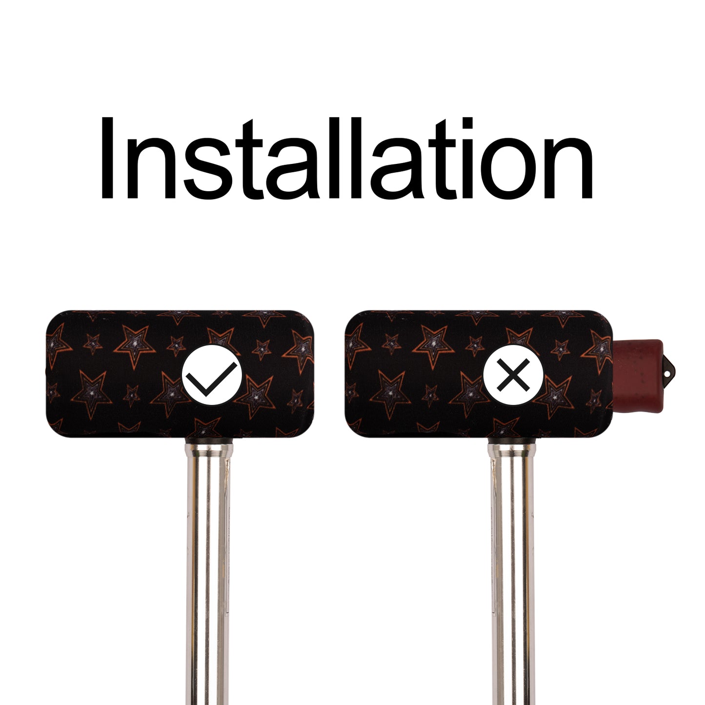 SpringSeaon Padded Cane Handle Covers - Universal Fit T-Handle Grip for Daily Mobility Accessories