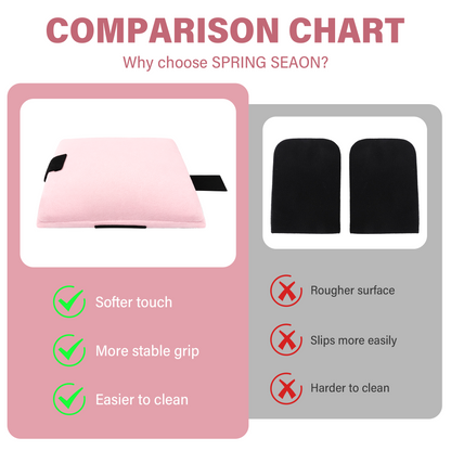Wheelchair Footrest Covers, Soft Plush Foot Rest Pads with Non-Slip Backing, Fits Most Standard Wheelchairs(Pink)