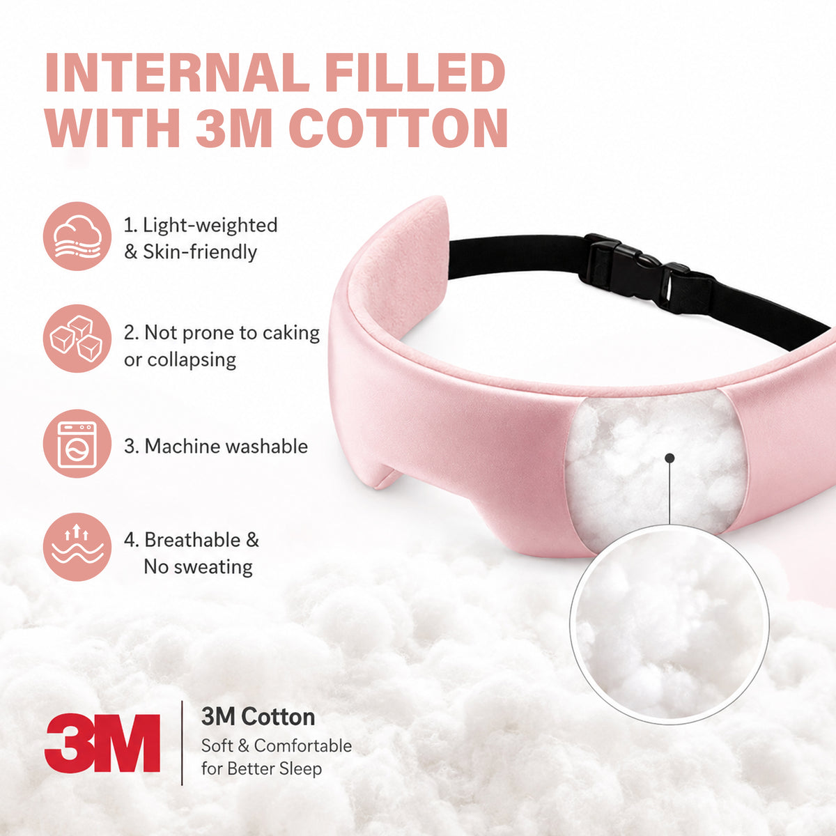 Color-​SPRING SEAON Adjustable Upright Sleep Mask & Head Support - SpringSeaon