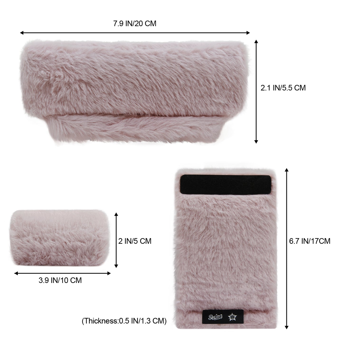 SPRING SEAON Lt Purple Ultra-Soft Fluffy Crutch Pads Covers | Cloud-Like Comfort Style Crutch Accessories