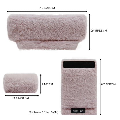 SPRING SEAON Lt Purple Ultra-Soft Fluffy Crutch Pads Covers | Cloud-Like Comfort Style Crutch Accessories