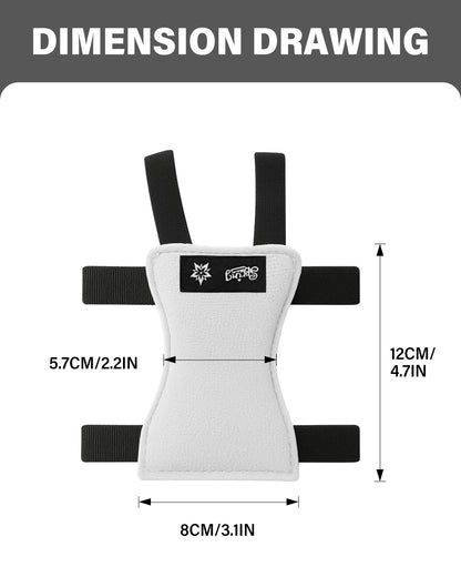 SPRING SEAON Forearm Crutch Pads Velvet – Soft Foam Covers for Elbow Crutches, Non-Slip & Comfortable, Universal Fit, Washable, 2 Pack