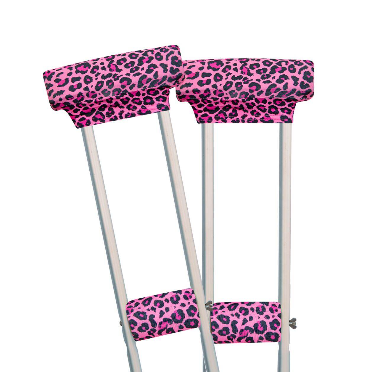 Universal Underarm Crutches Padded Crutch Pads with Hand Grips Padding Handle Covers Dark purple