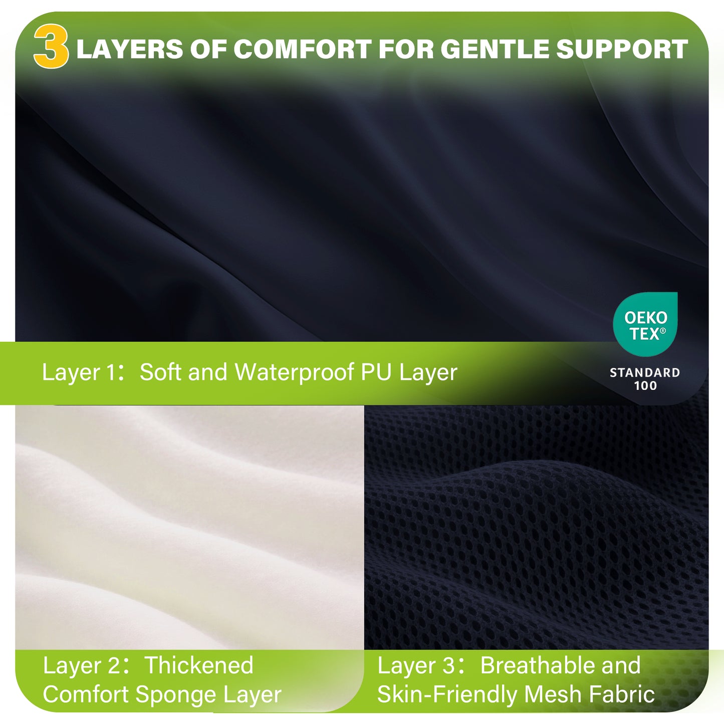 SPRING SEAON Adjustable Safety Harness for Elderly Wheelchair & Chair Care (Dark Blue)