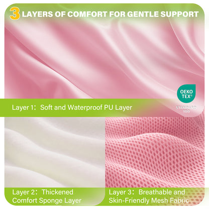 SPRING SEAON Adjustable Safety Harness for Elderly Wheelchair & Chair Care (Pink)