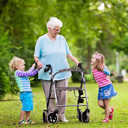 Unisex Rollator Walker Seat and Backrest Covers - Universal Soft Rollator Accessories (purple)