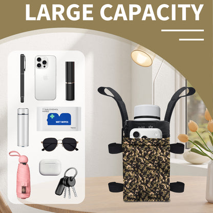 SpringSeaon Lightweight Crutch Storage Pouch,Water-Proof Crutch Bag-Crutches Accessories-Camo
