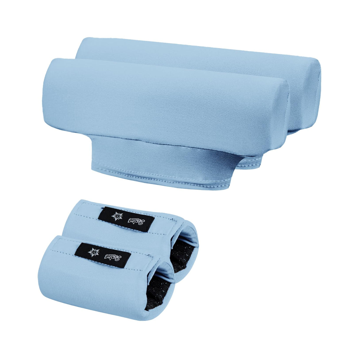 Baby Blue ​Underarm Crutch Pad & Hand Grip Covers - Universal Padded Cushion Set