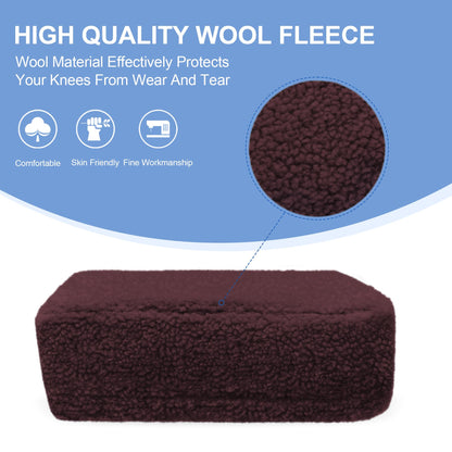 Knee Scooter Cushion Pad Cover for Adults - Comfortable Plush Soft Cushion for Knee Walkers (Black)