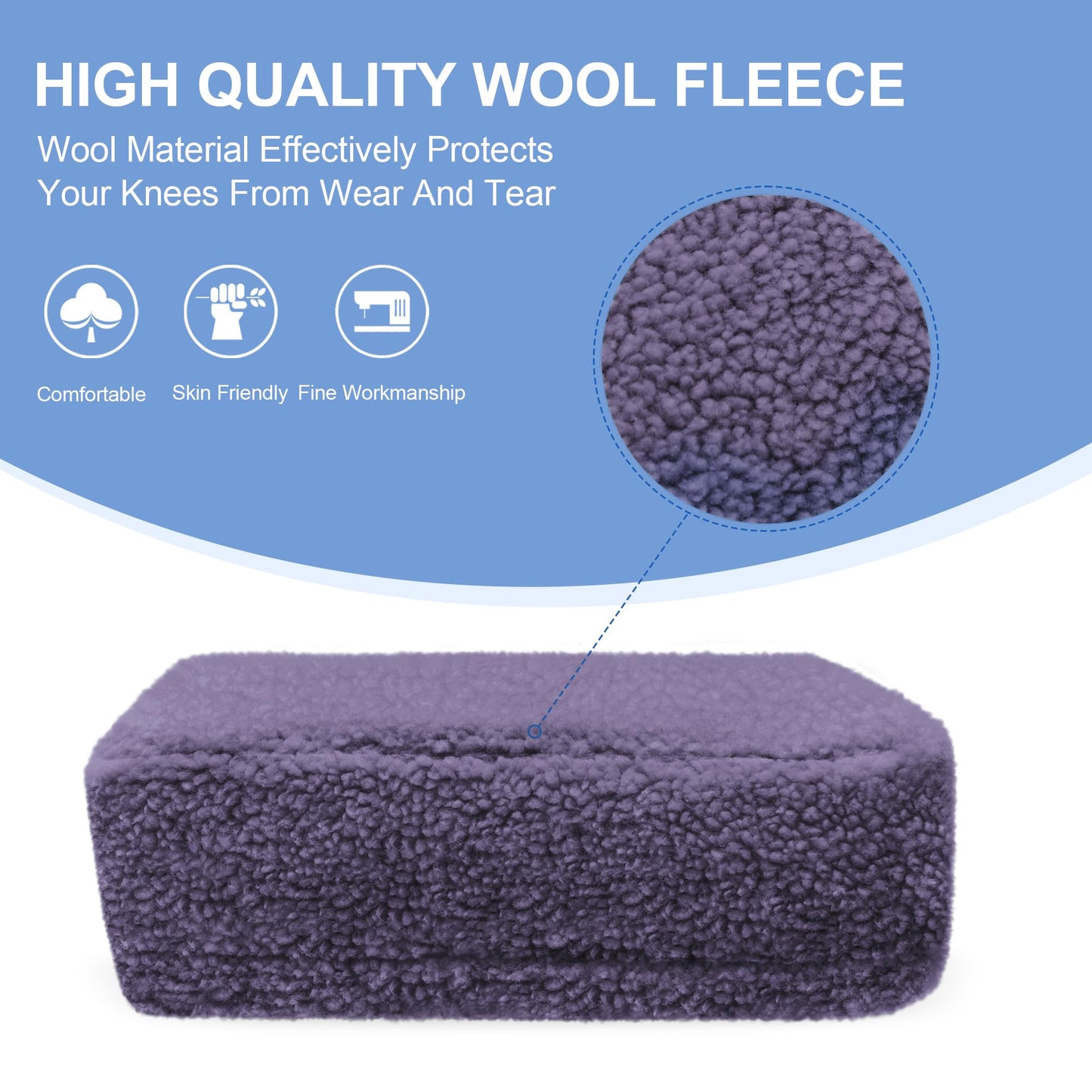 Knee Scooter Cushion Pad Cover for Adults - Comfortable Plush Soft Cushion for Knee Walkers (Black)