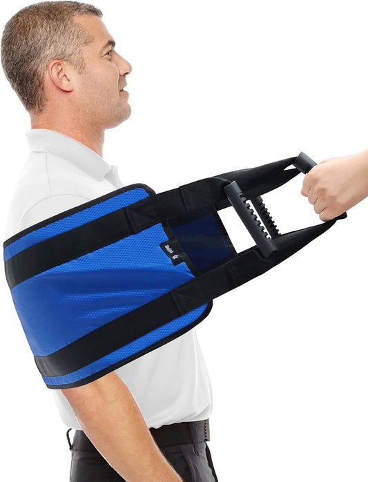 SPRING SEAON Transfer Sling - Essential Transfer Belt Lifting Strap with Mobility Aids for Seniors (Blue)