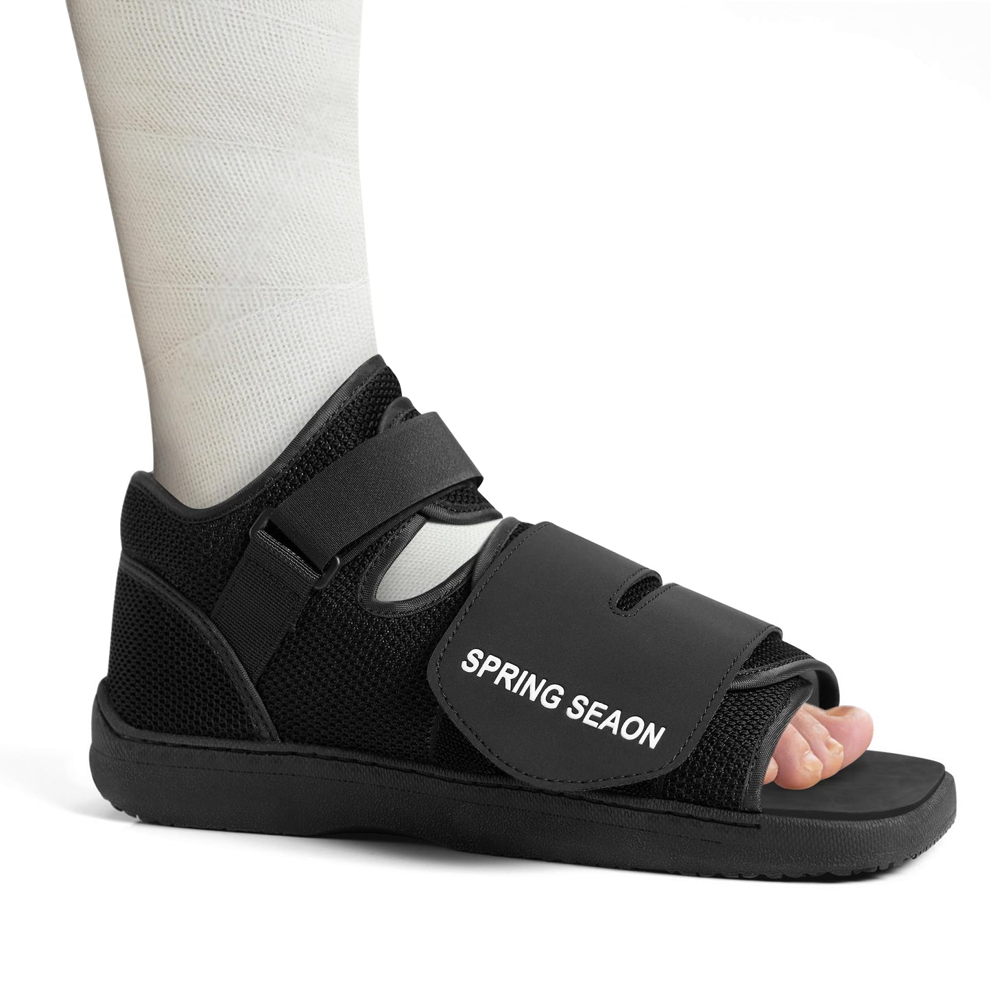 SPRING SEAON Lightweight Recovery Shoe with Reinforced Sole & Breathable Knit - 0.81 lb