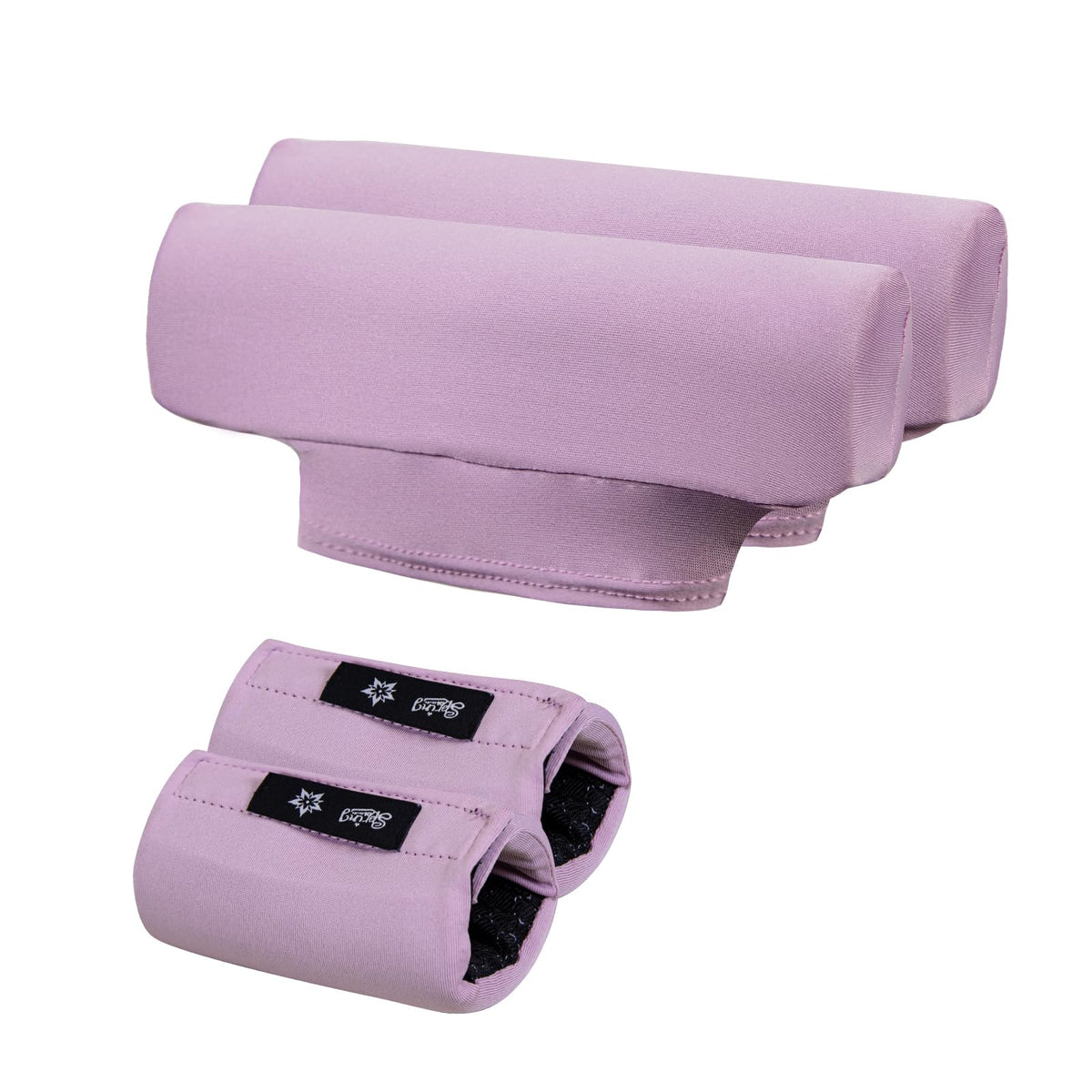 Purple ​Underarm Crutch Pad & Hand Grip Covers - Universal Padded Cushion Set