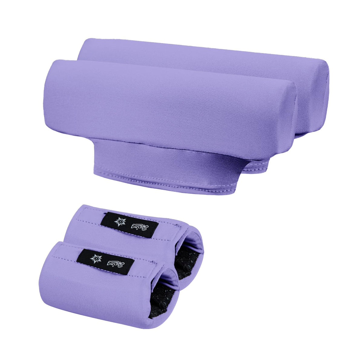 Deep Purple ​Underarm Crutch Pad & Hand Grip Covers - Universal Padded Cushion Set