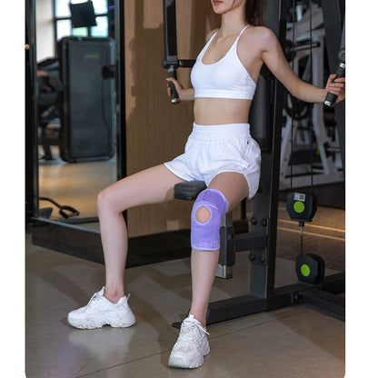 Knee Support with Side Stabilizers (1 Pair) - Breathable Adjustable Support for Sports S-L