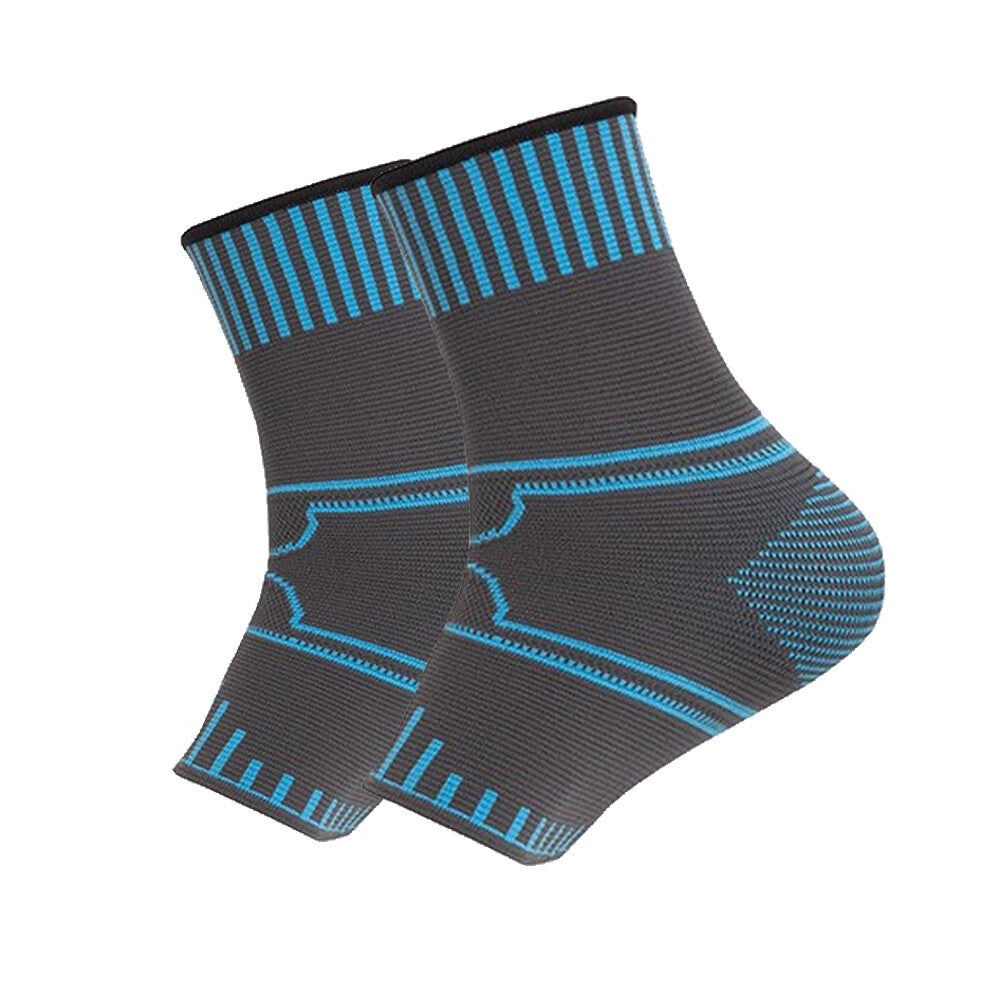 Color-​Ankle Compression Sleeve (1 Pair) - Ankle Support for Sports Running S-L - SpringSeaon