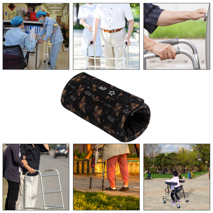 SpringSeaon Walker Hand Grip Padded Covers - Non-Slip Moisture-Wicking Cushion Bee