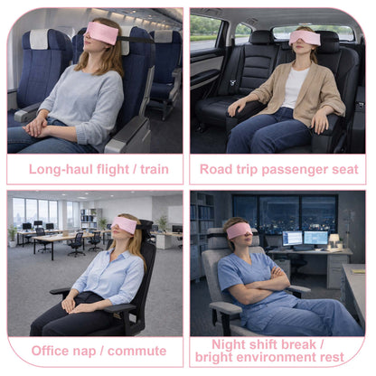 SPRING SEAON Adjustable Upright Sleep Mask & Head Support(pink)