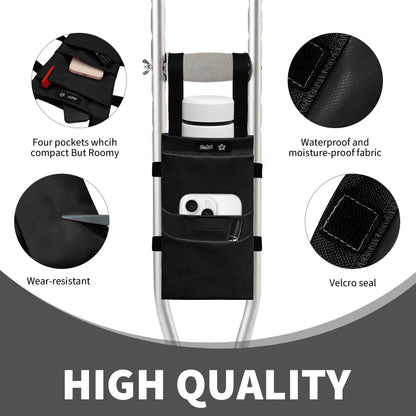 SpringSeaon Crutch Pads Set with Storage Bag Water-Resistant - Crutch Cushions Accessories