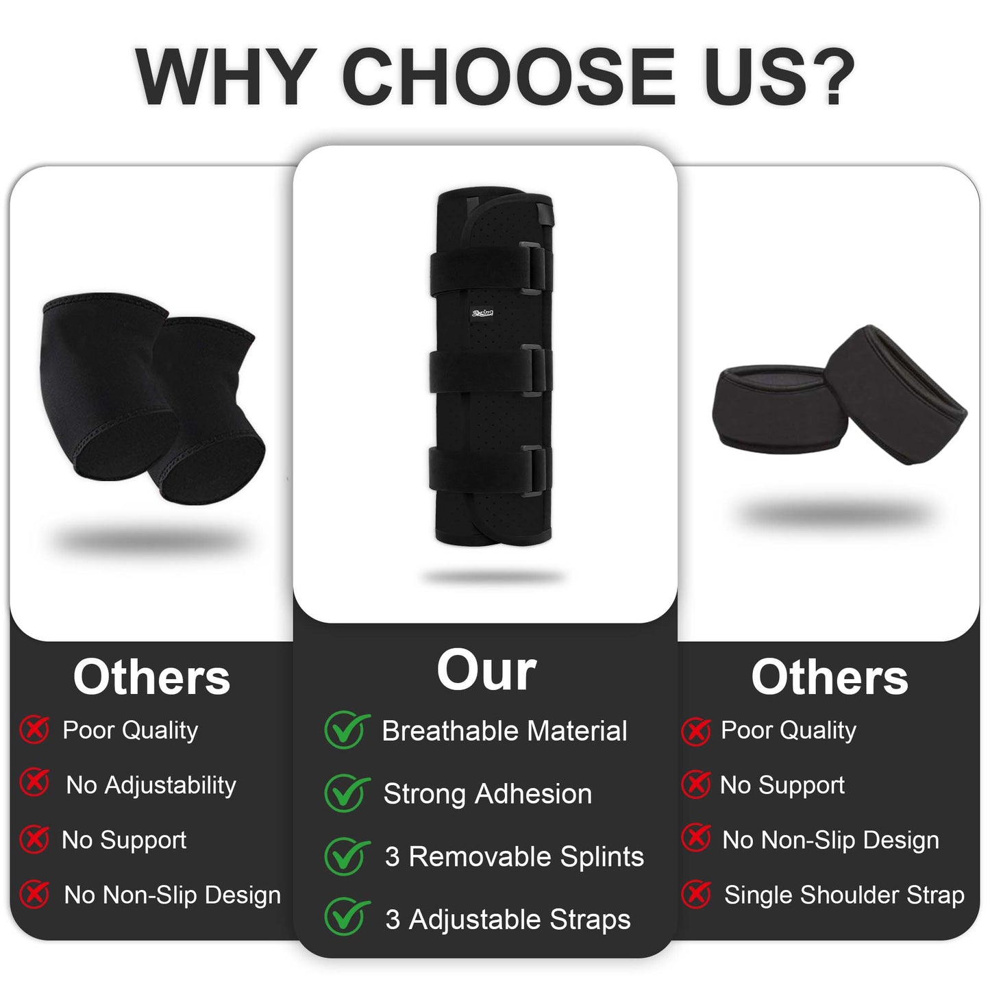 SPRING SEAON Adjustable Elbow Support Sleeve for Sleeping and Day Working - Fit Women & Men, Right & Left Arm