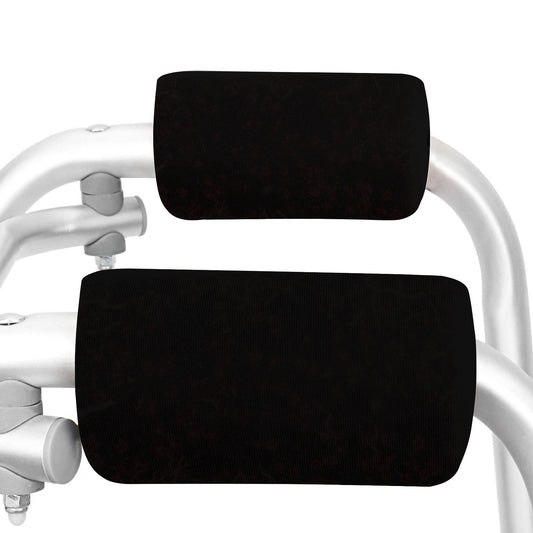 SpringSeaon Anti-Slip Rollator Handle Pads | Moisture-Wicking Comfort Grips Covers-Black