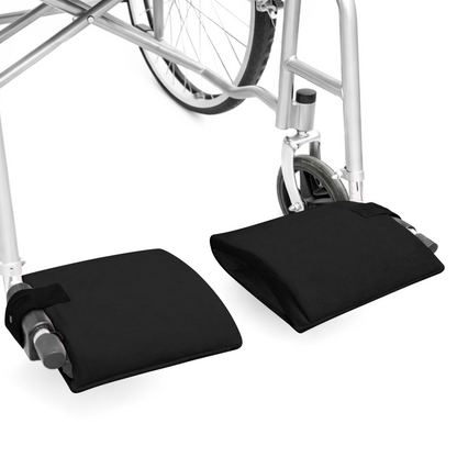 SPRING SEAON Wheelchair Footrest Covers, Soft Plush Foot Rest Pads