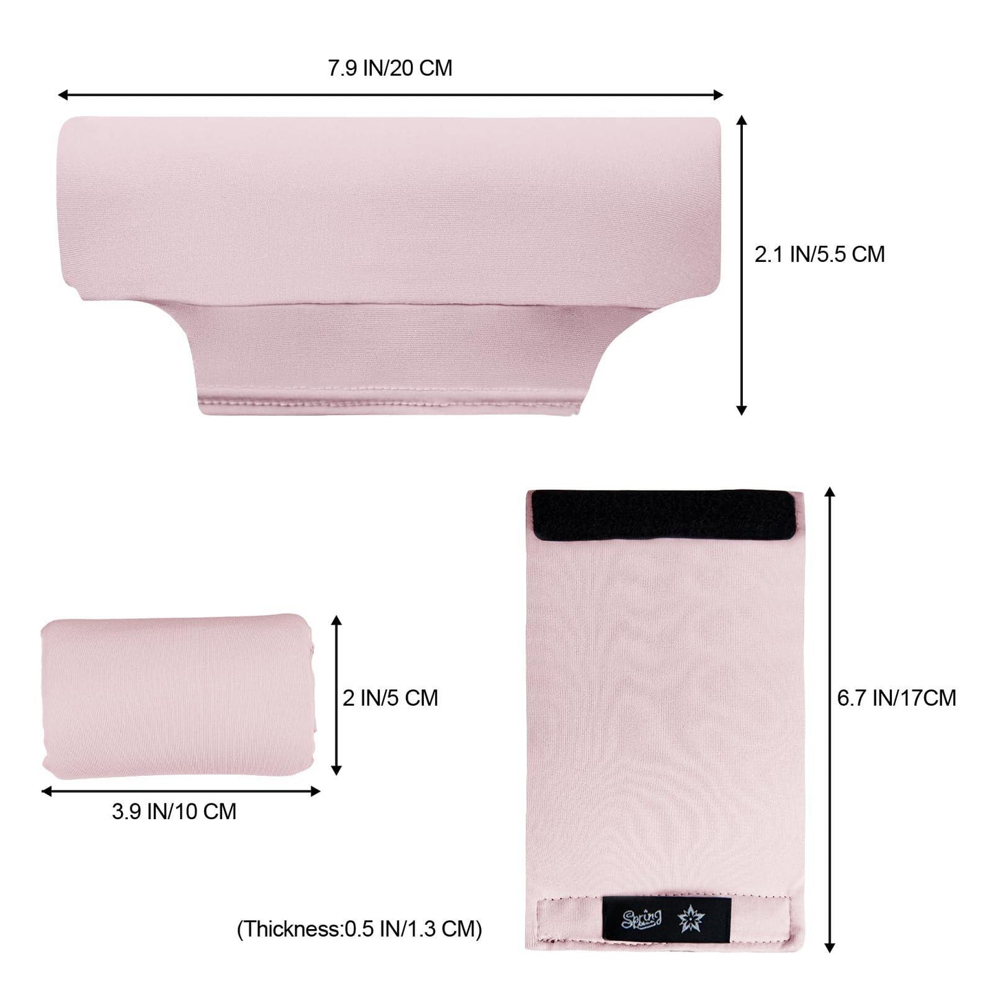 Universal Underarm Crutches Padded Crutch Pads with Hand Grips Padding Handle Covers Dark purple