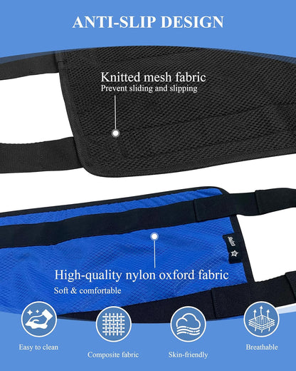 SPRING SEAON Transfer Sling - Essential Transfer Belt Lifting Strap with Mobility Aids for Seniors (Blue)