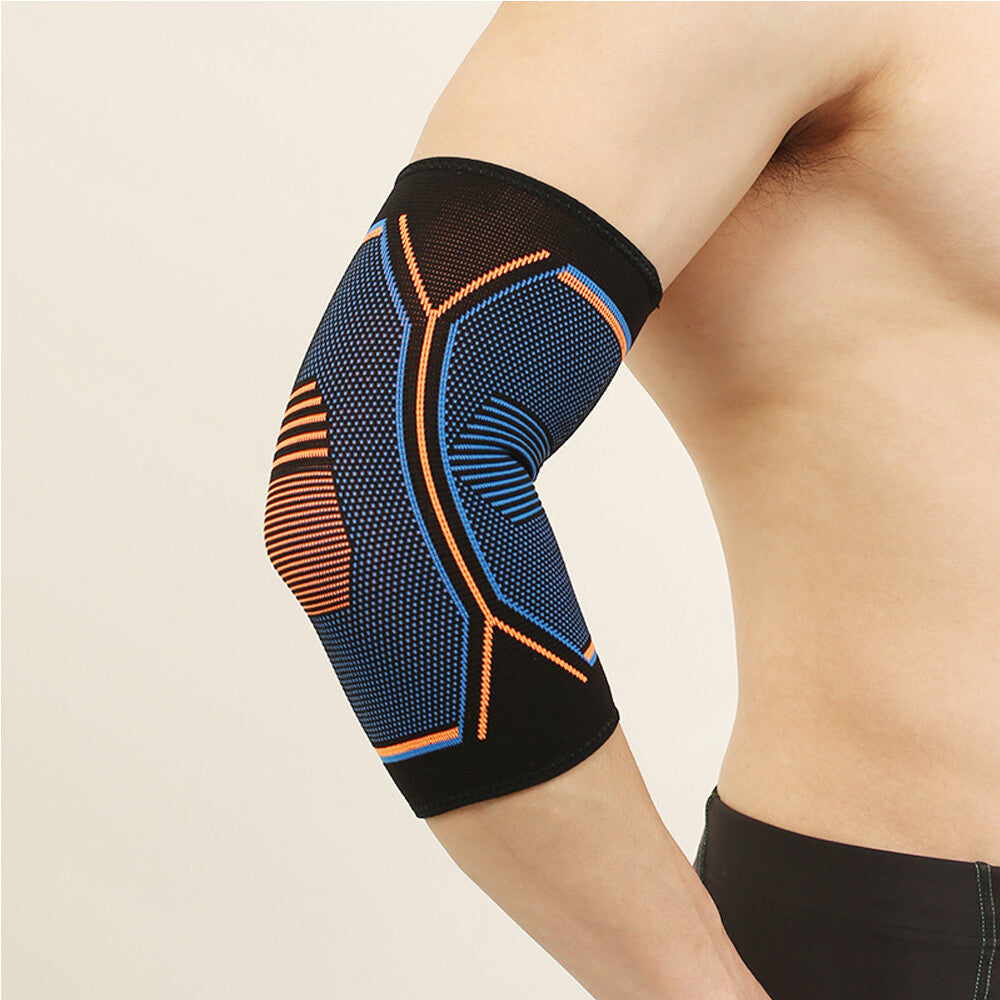 Elbow Compression Sleeve (1 Pair) - Arm Support Sleeve for Sports & Weightlifting, S-XL