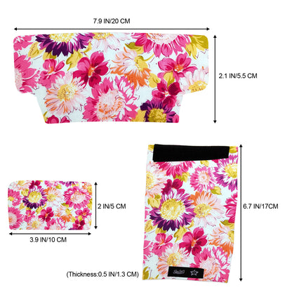 Universal Underarm Crutches Padded Crutch Pads with Hand Grips Padding Handle Covers Dark purple