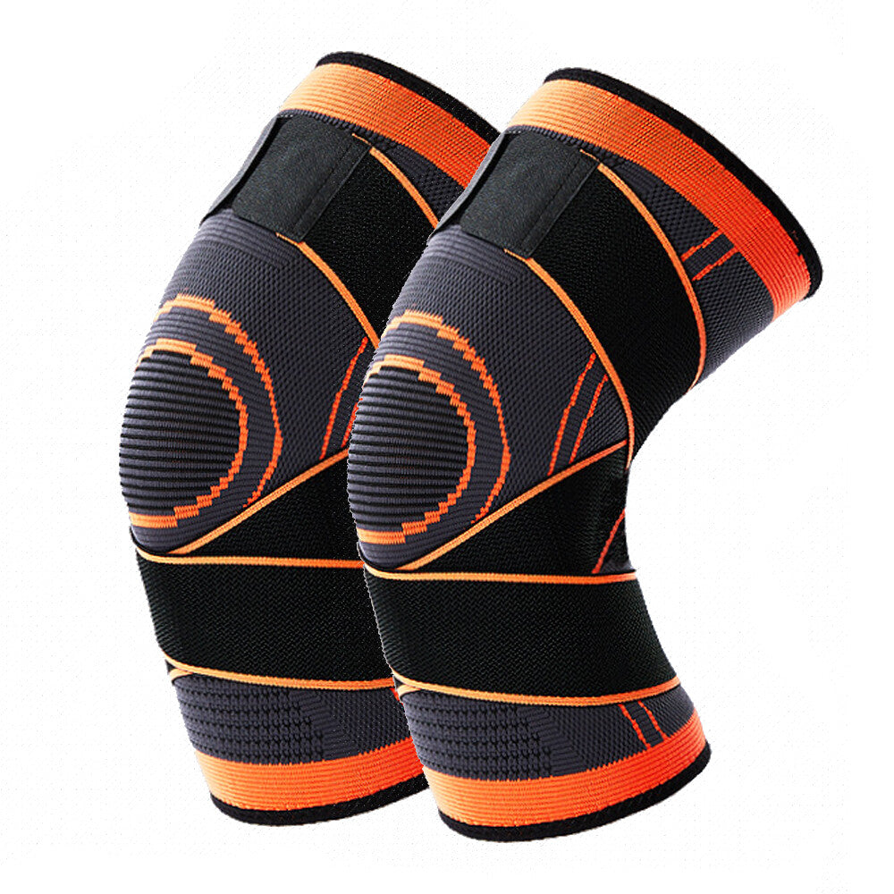 Color-​Compression Knee Sleeves (1 Pair) - Comfortable Lightweight Support for Running & Sports S-L - SpringSeaon