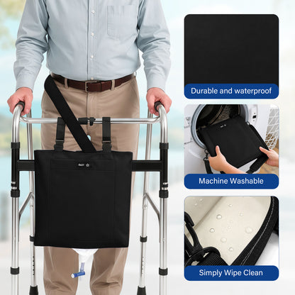 Color-​Urine Drainage Bag Holder with Drain Tube Cover Waterproof - SpringSeaon