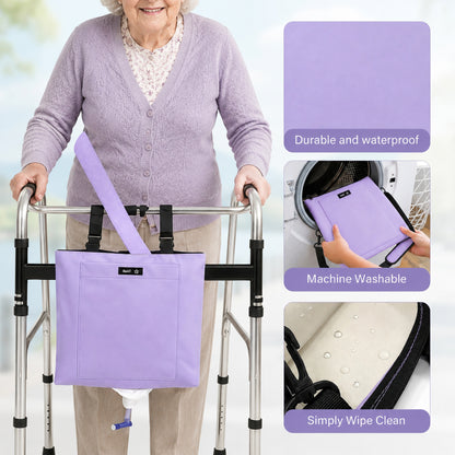Color-​Urine Drainage Bag Holder with Drain Tube Cover Waterproof - SpringSeaon