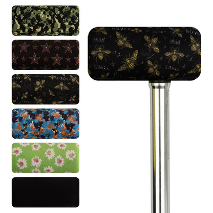Color-​SpringSeaon Cane Handle Padding Covers - Universal Fit T-Handle Grip Pads for Cane Pattern 011