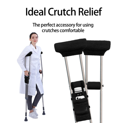 Color-​SPRING SEAON Plush Crutches Padding & Crutch Bag (5 PCS) - SpringSeaon