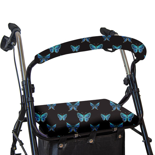 Butterfly ​SPRING SEAON Unisex Rollator Walker Seat and Backrest 015