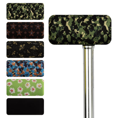 Camo-​SpringSeaon Cane Handle Padding Covers - Universal Fit T-Handle Grip Pads for Cane Pattern 011